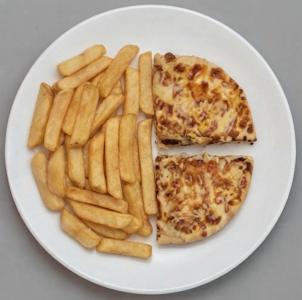 1/2 Fried Pizza 